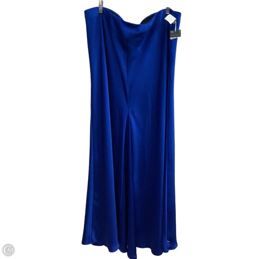 Skirt Maxi By Worthington In Blue, Size: Xxl