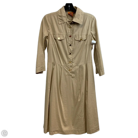 Dress Designer By Tory Burch In Tan, Size: S