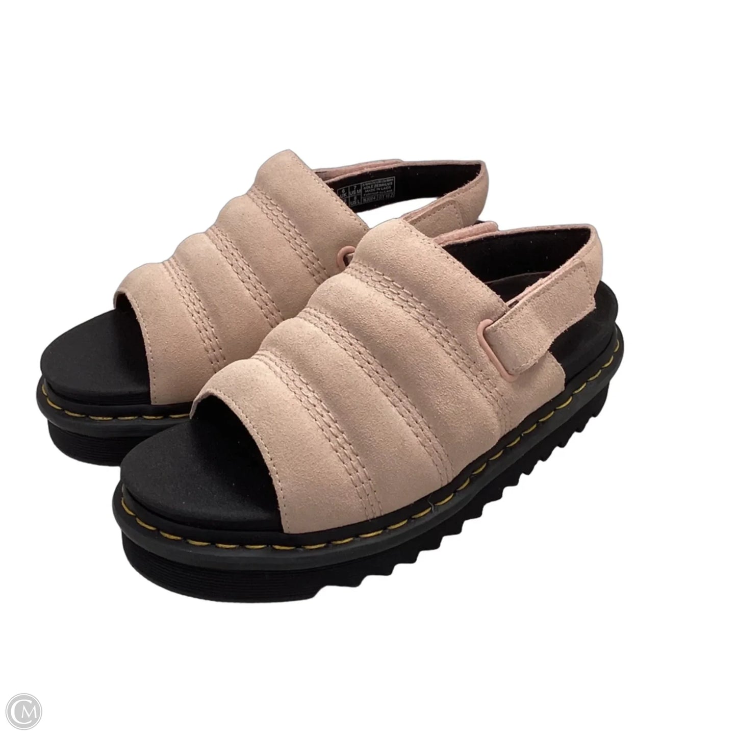 Sandals Flats By Dr Martens In Peach, Size: 8