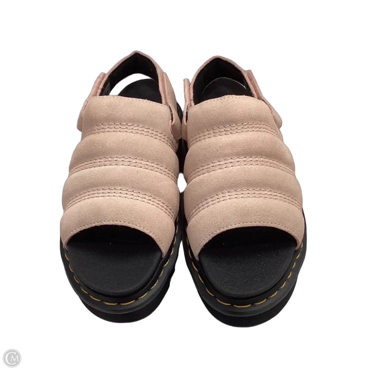 Sandals Flats By Dr Martens In Peach, Size: 8