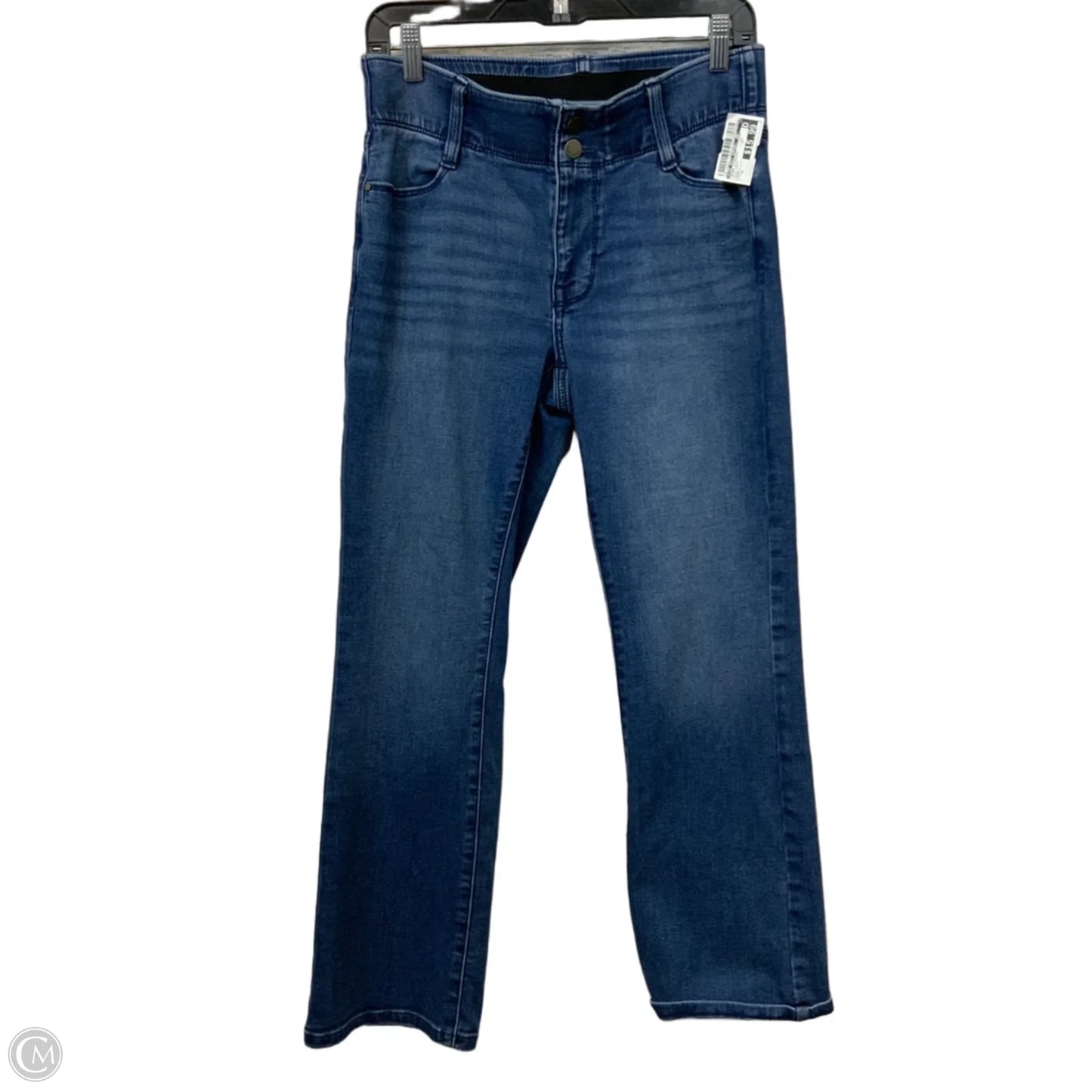 Jeans Straight By Nine West Apparel In Blue Denim, Size: 8