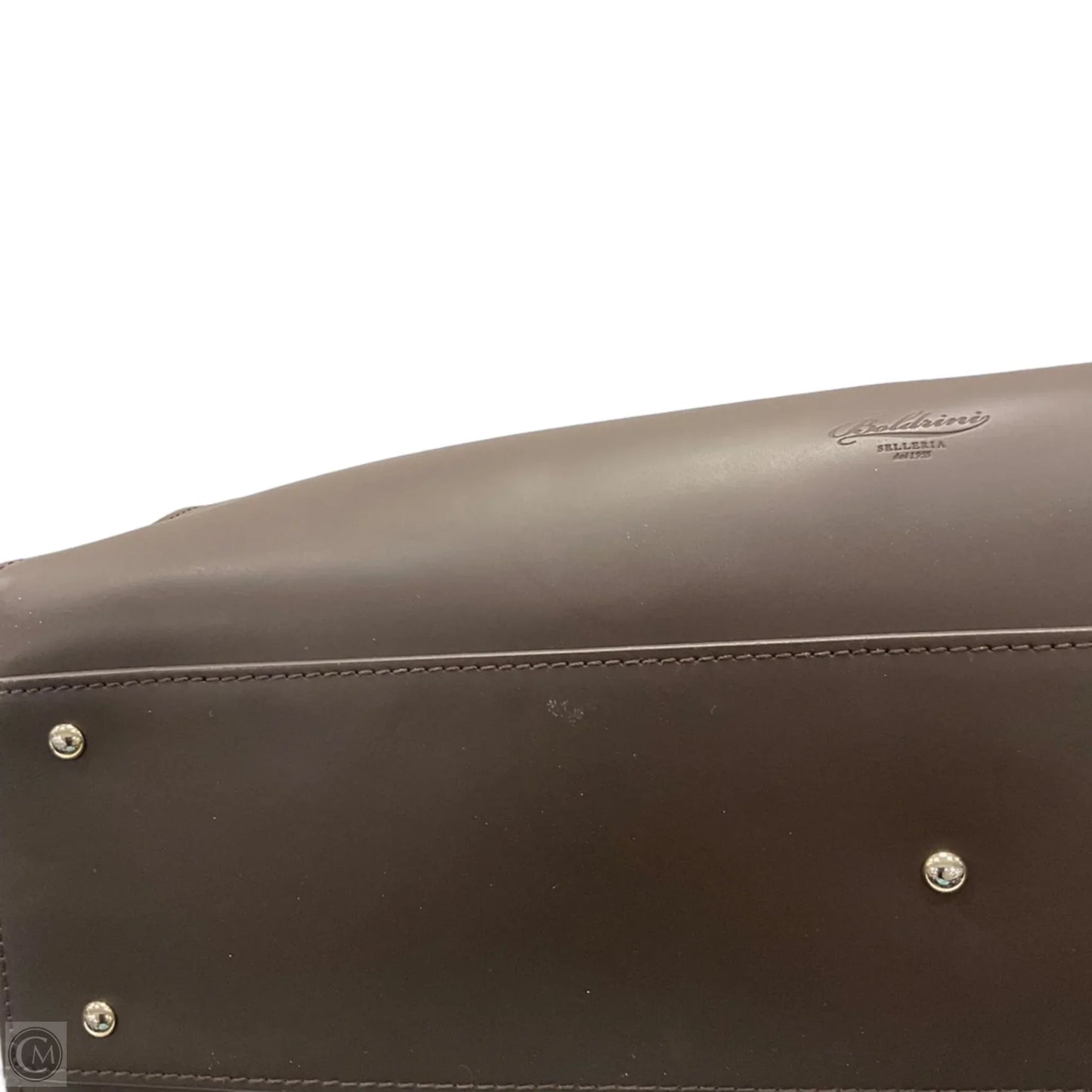 Handbag Leather By Boldrini, Size: Large