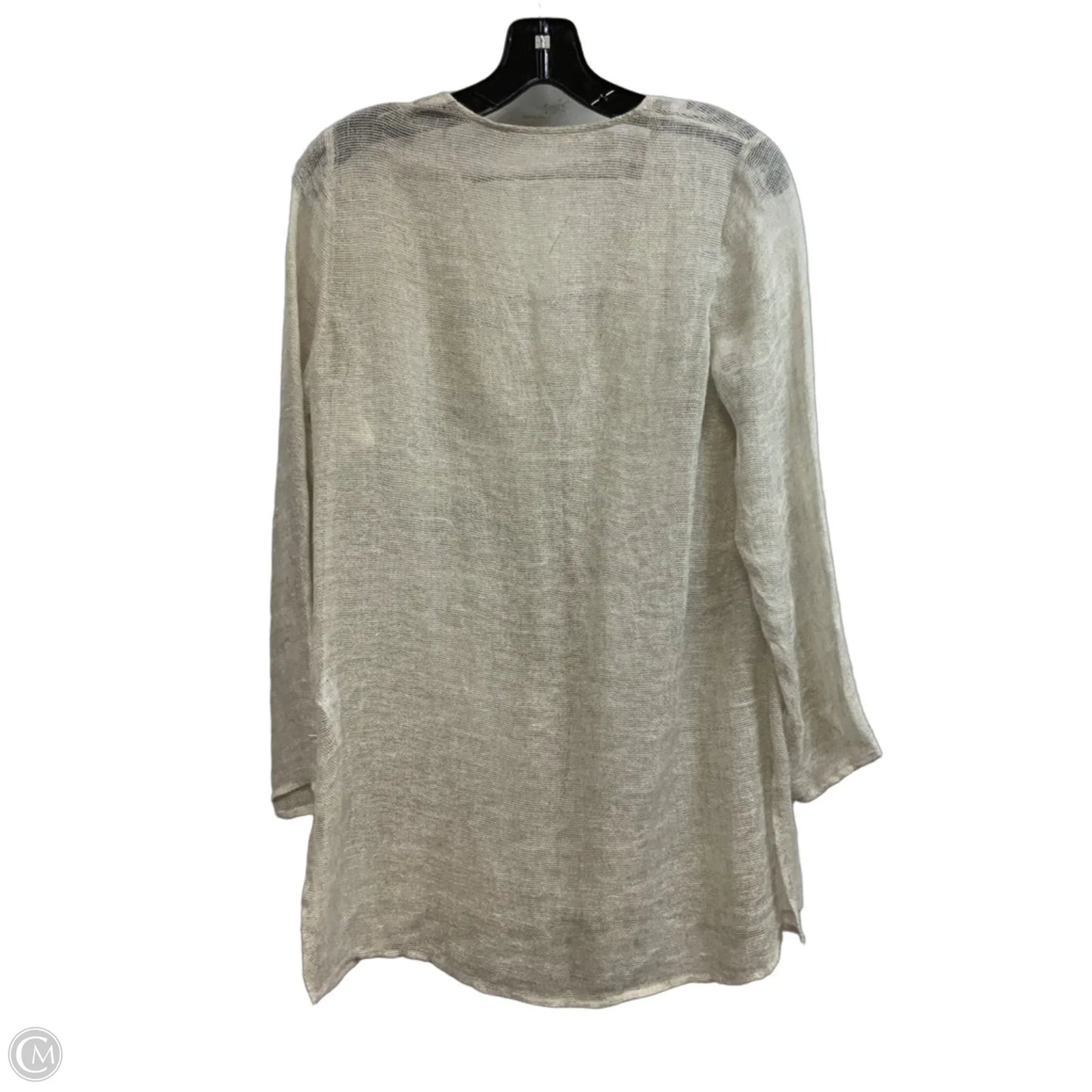 Cardigan By Eileen Fisher In Tan, Size: Xs