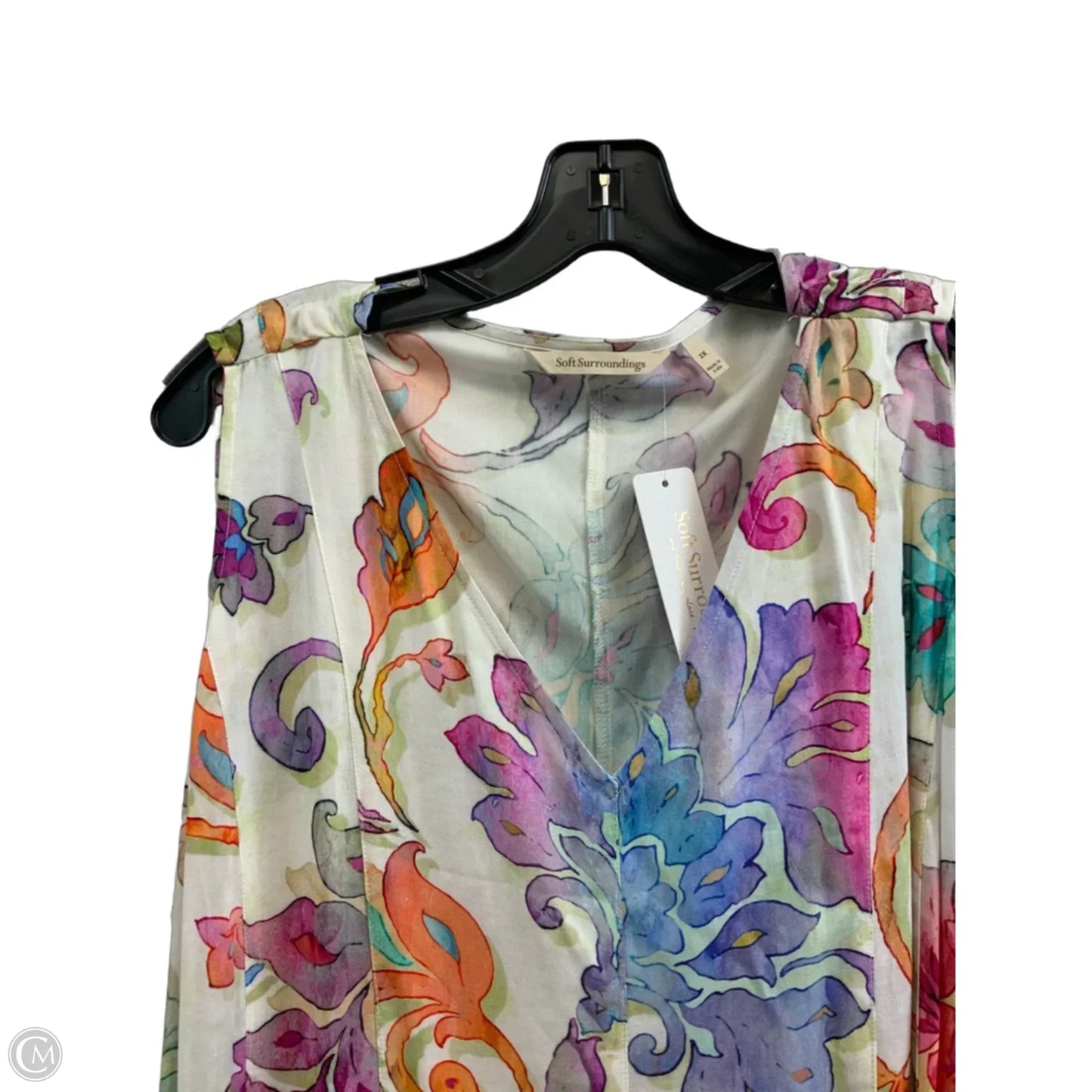 Dress Casual Maxi By Soft Surroundings In White, Size: 2x