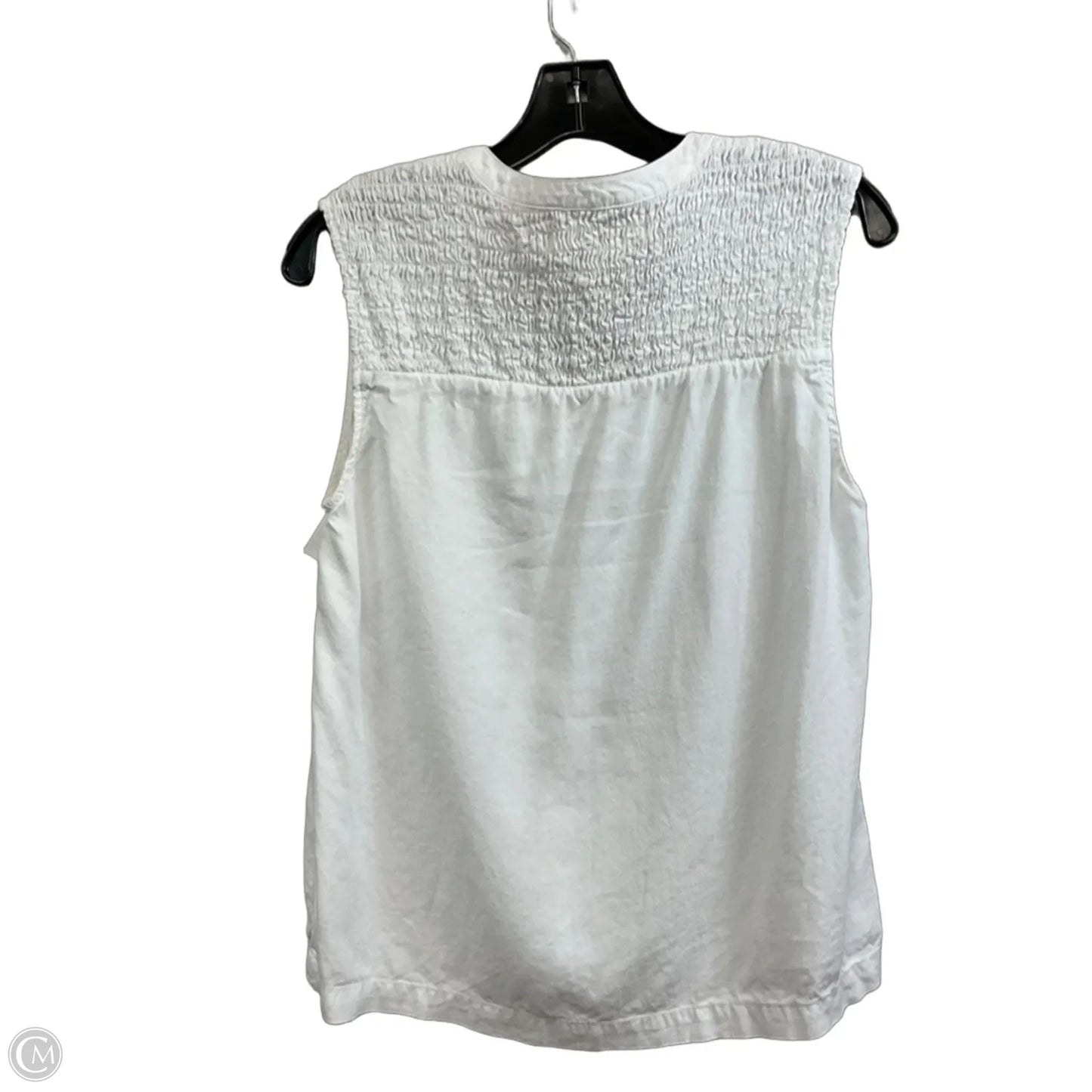 Top Sleeveless By Cloth & Stone In White, Size: S