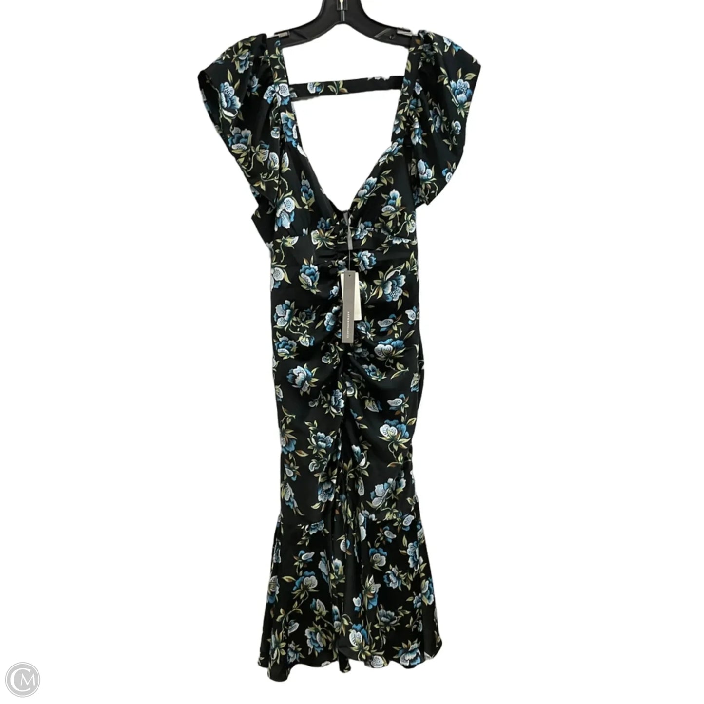 Dress Casual Midi By Anthropologie In Black, Size: Xs