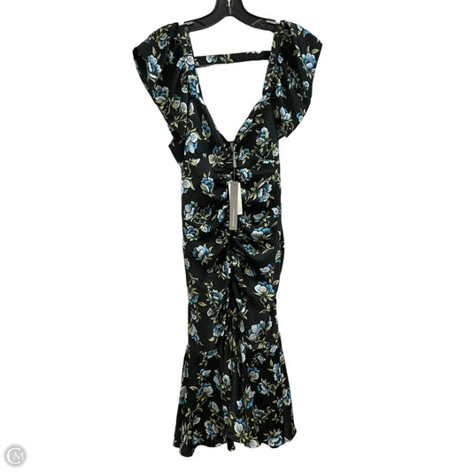 Dress Casual Midi By Anthropologie In Black, Size: Xs