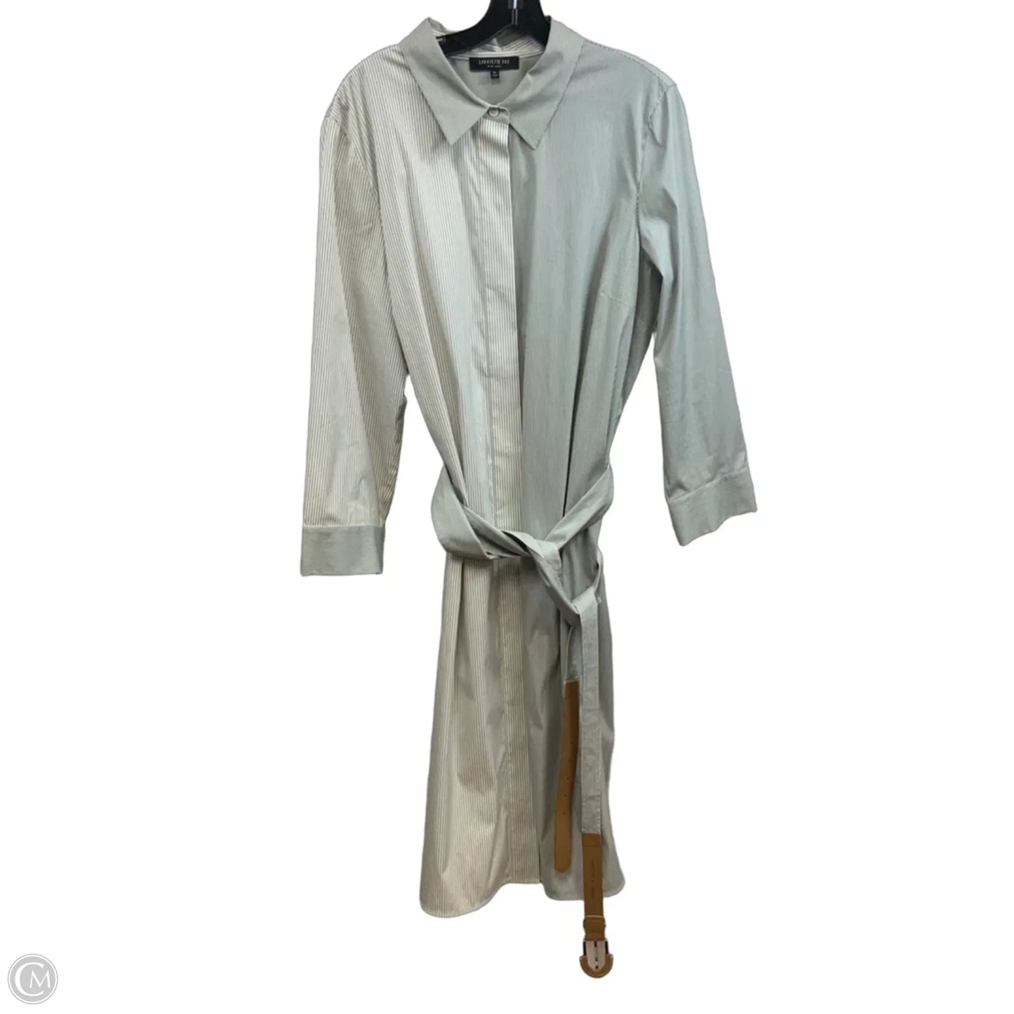 Dress Designer By Lafayette 148 In Green, Size: Xl