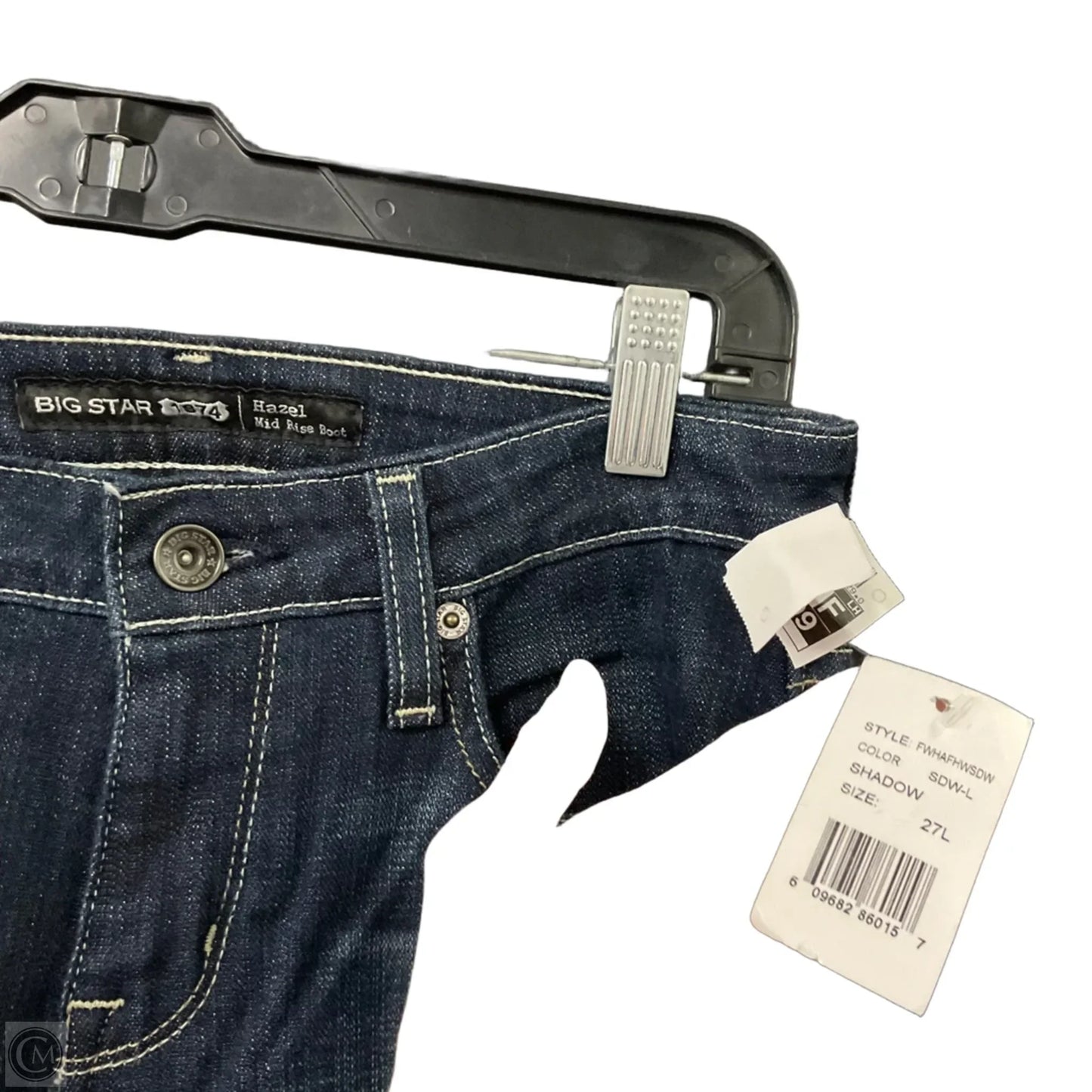 Jeans Boot Cut By Big Star In Blue Denim, Size: 4l