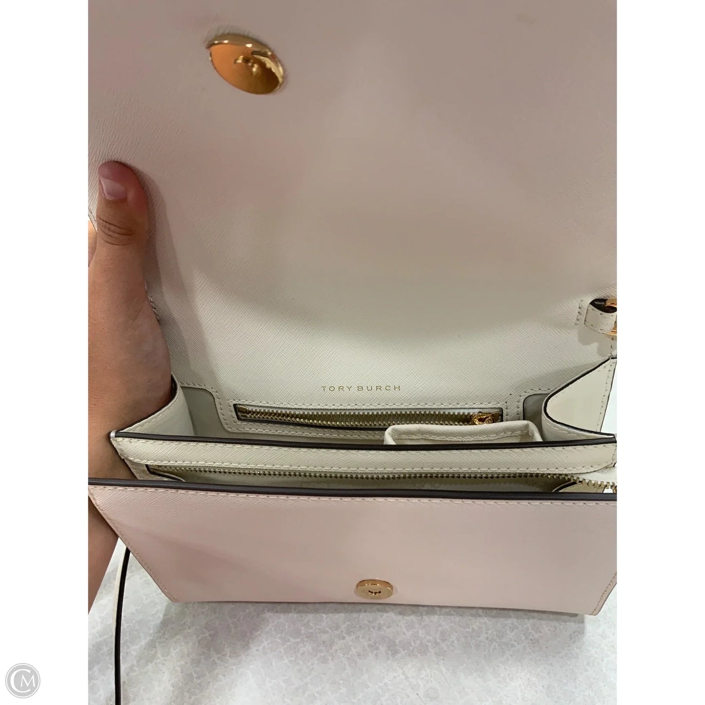 Crossbody Designer By Tory Burch, Size: Medium