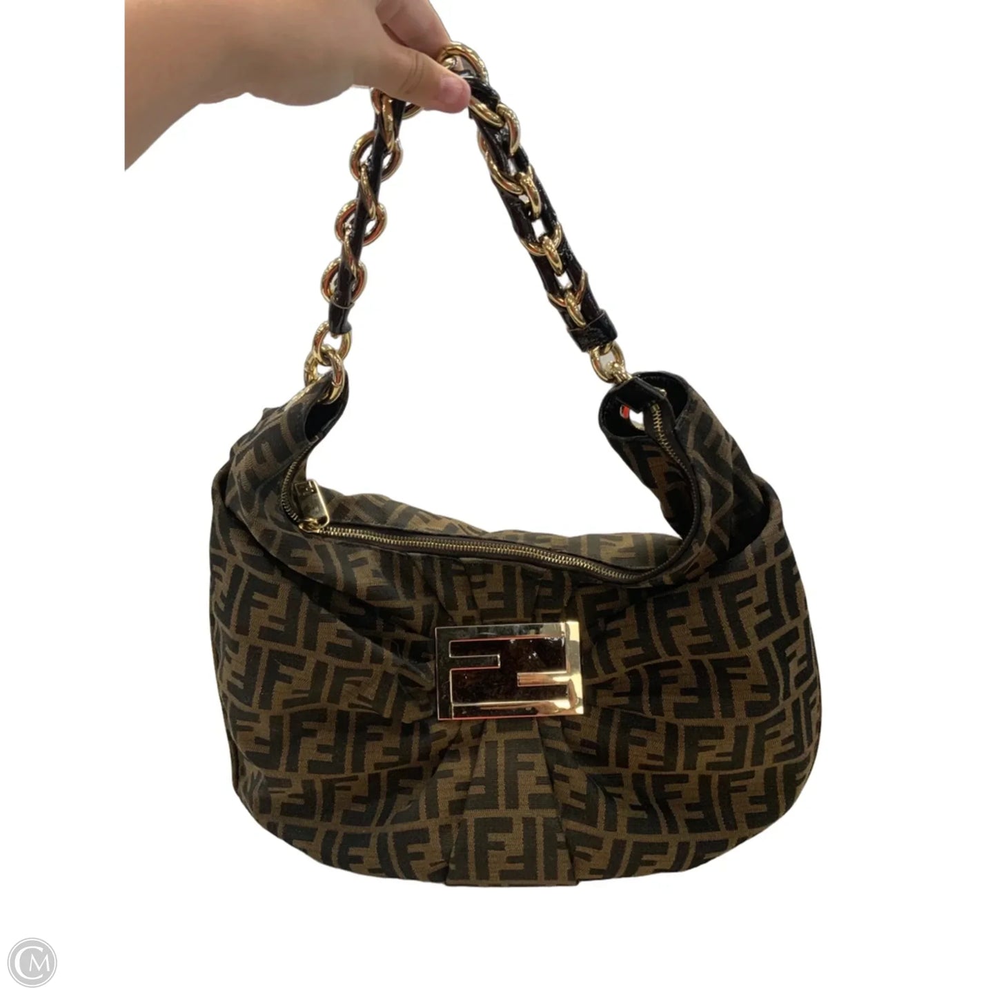 Handbag Luxury Designer By Fendi, Size: Medium