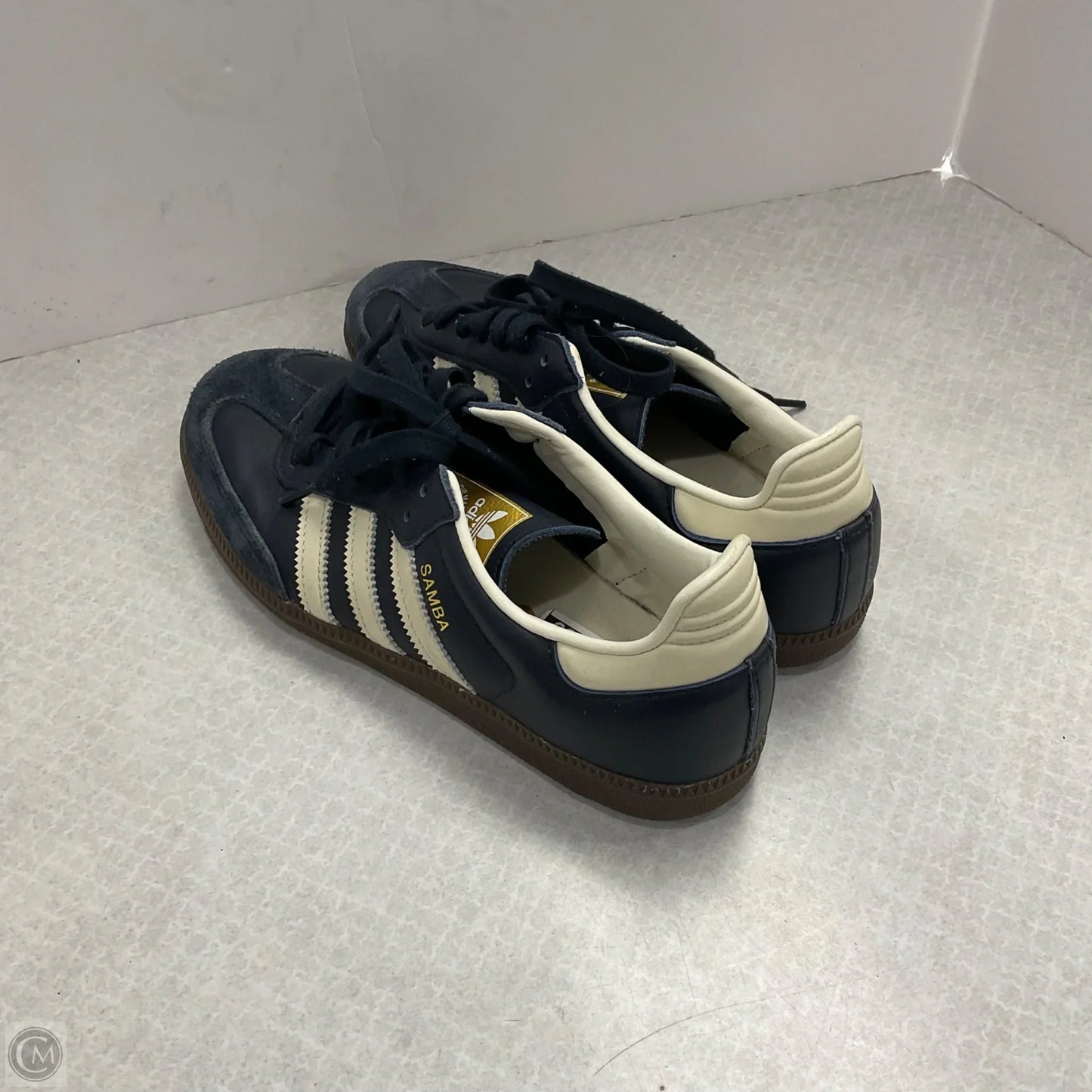 Shoes Sneakers By Adidas In Blue & Cream, Size: 6.5