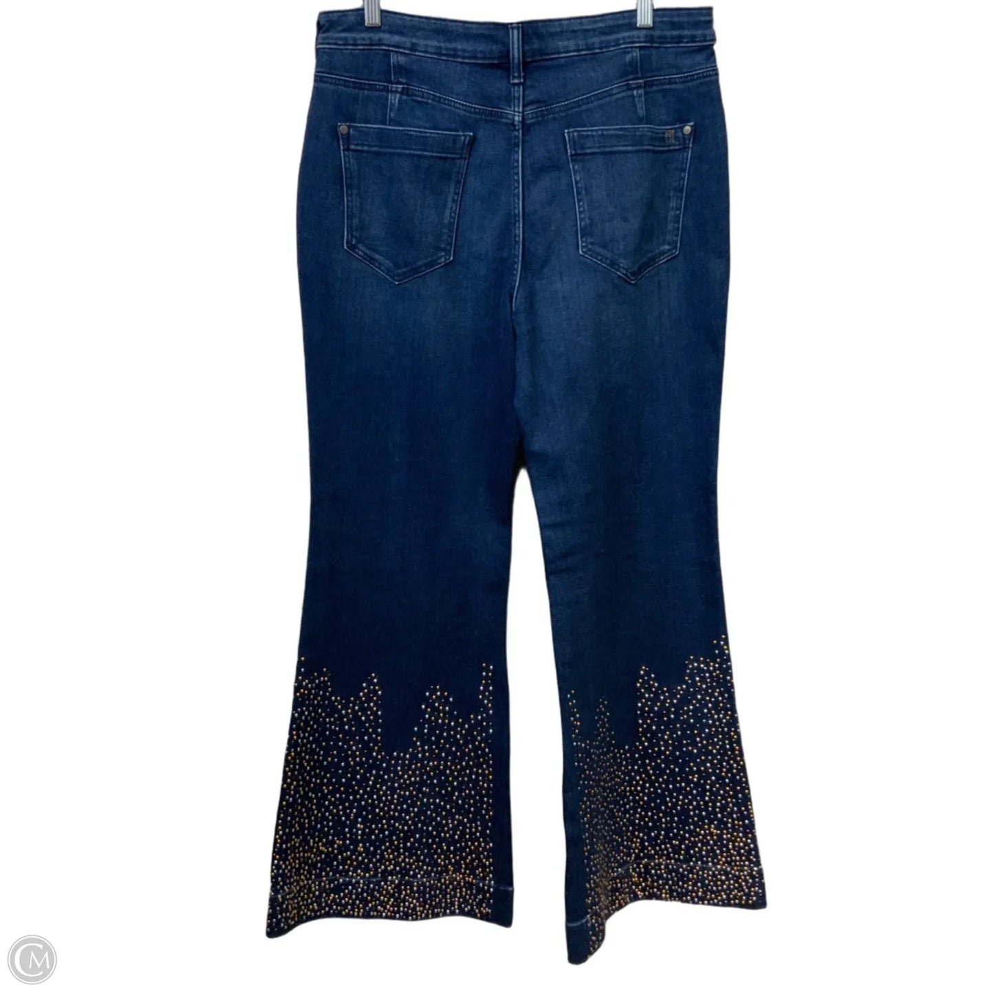 Jeans Wide Leg By Pilcro In Blue Denim, Size: 14