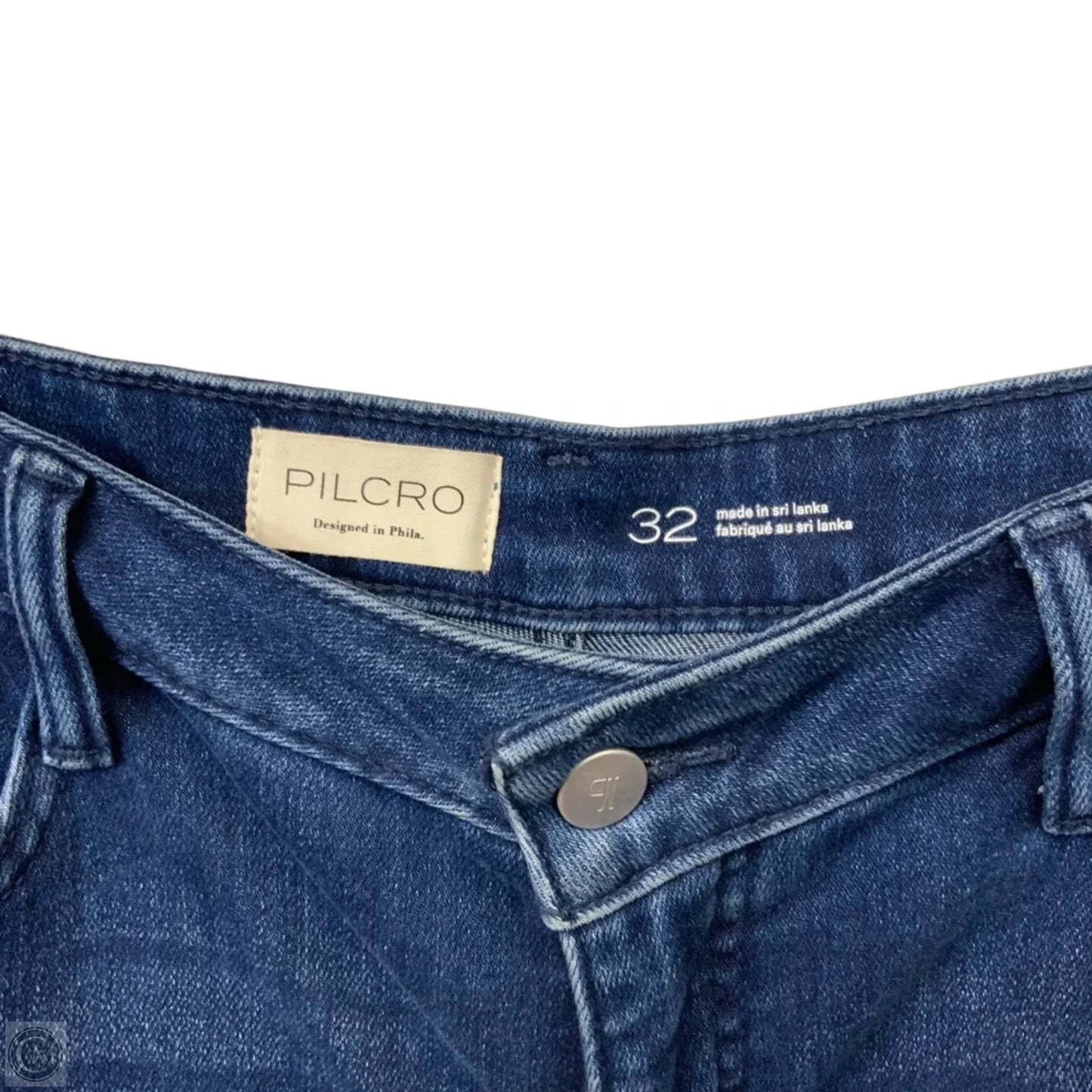 Jeans Wide Leg By Pilcro In Blue Denim, Size: 14