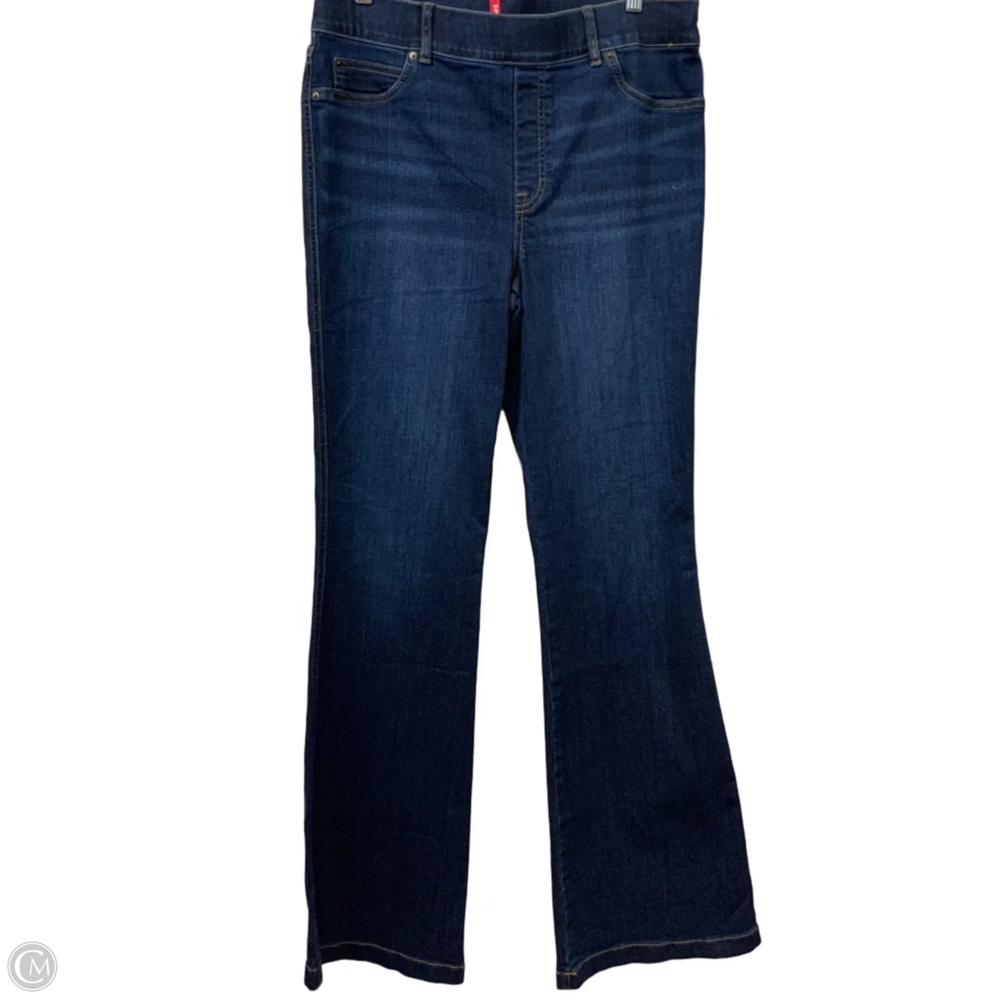 Jeans Boot Cut By Spanx In Blue Denim, Size: Xl
