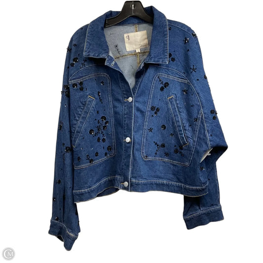 Jacket Denim By Pilcro In Blue Denim, Size: Xl