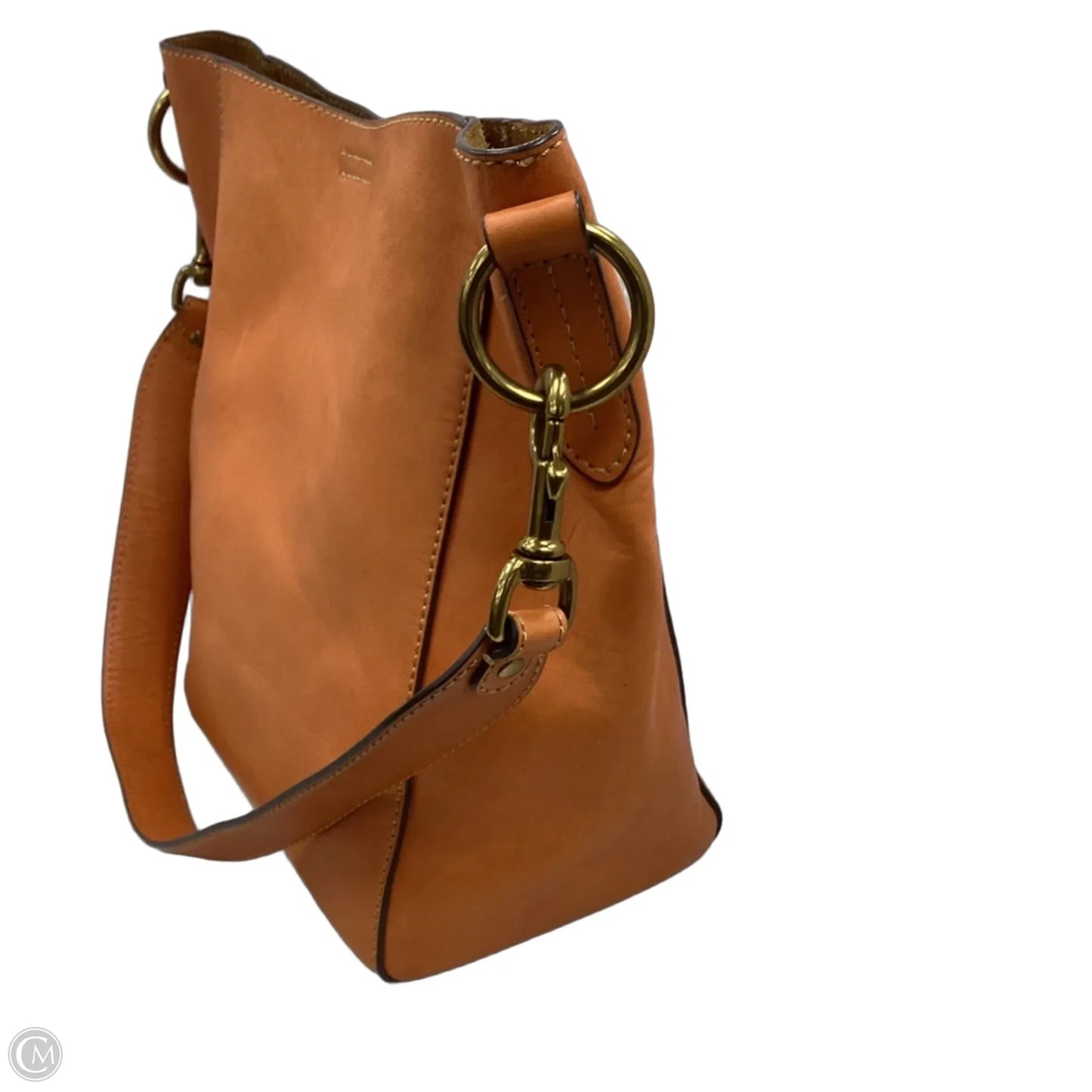Handbag Leather By Frye, Size: Large