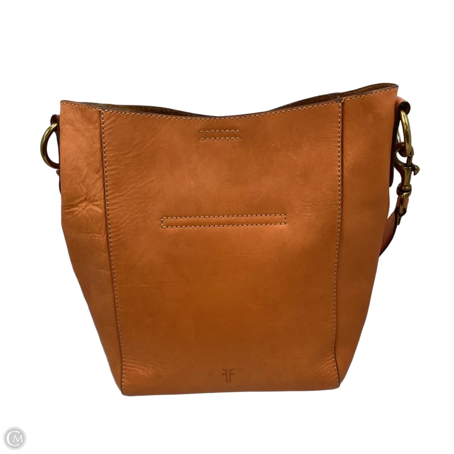 Handbag Leather By Frye, Size: Large
