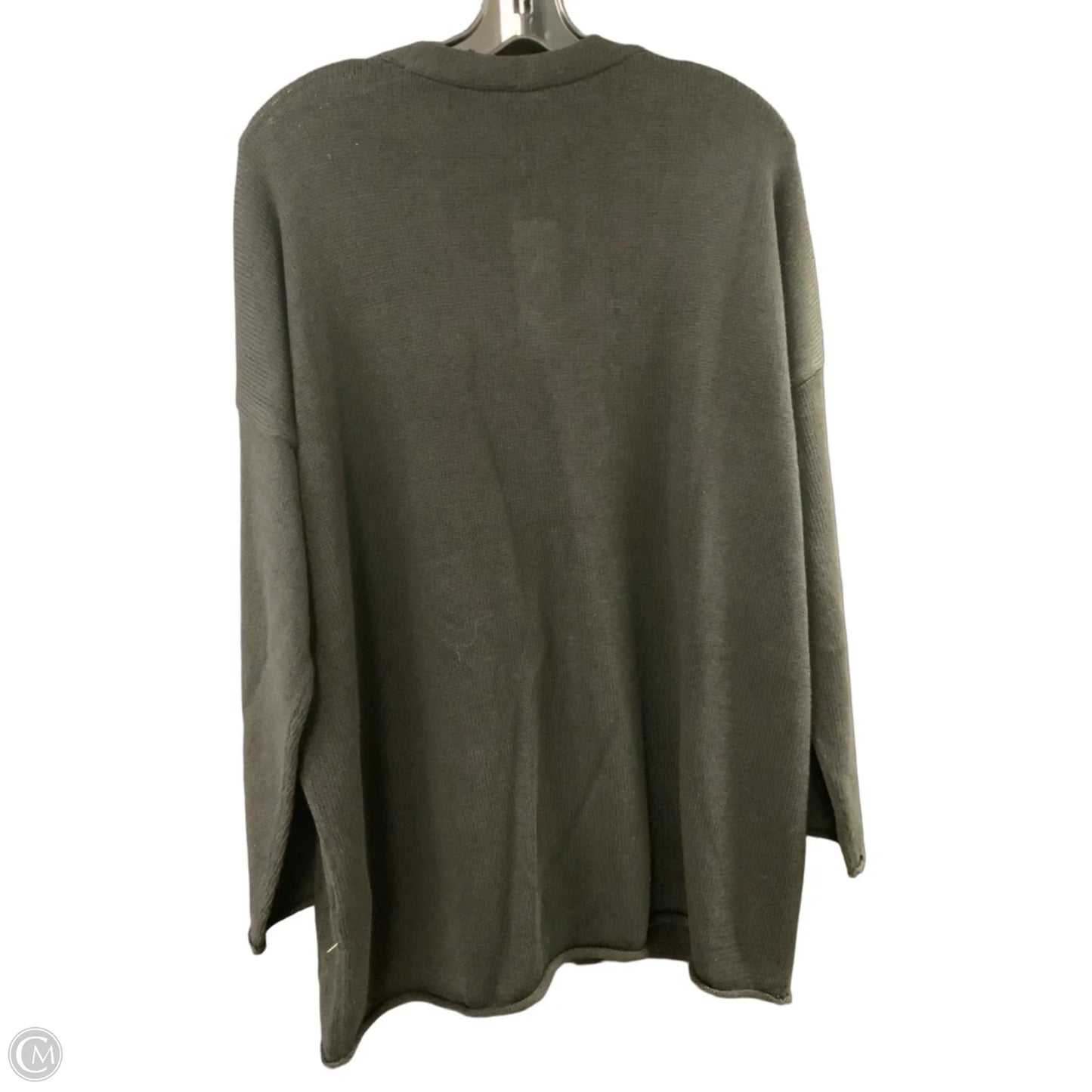 Sweater Cardigan By Eileen Fisher In Black, Size: L