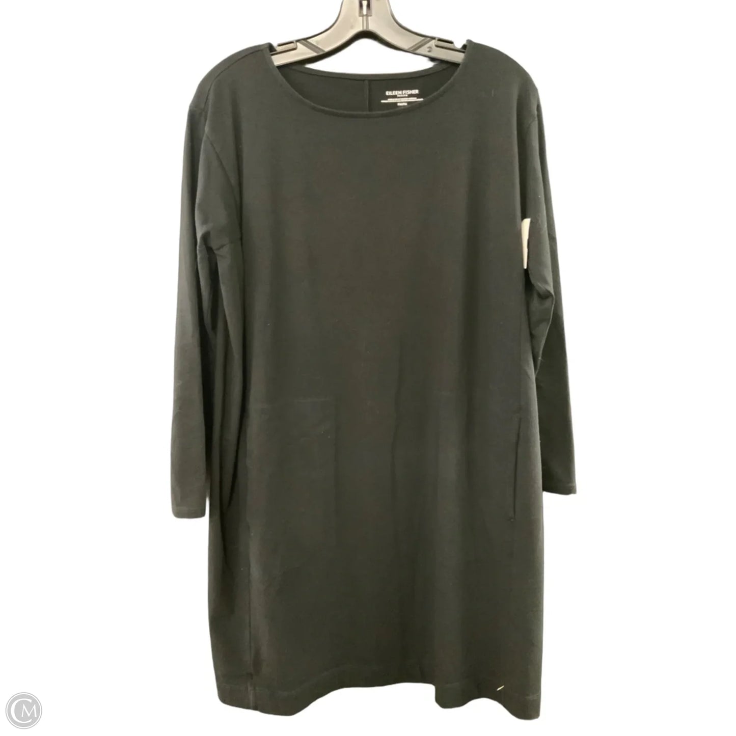 Dress Casual Short By Eileen Fisher In Black, Size: Mp
