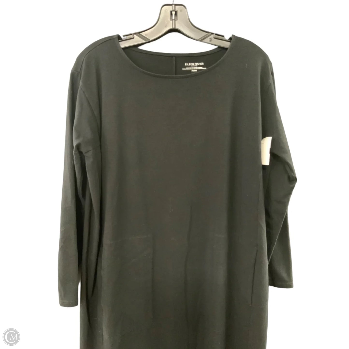 Dress Casual Short By Eileen Fisher In Black, Size: Mp