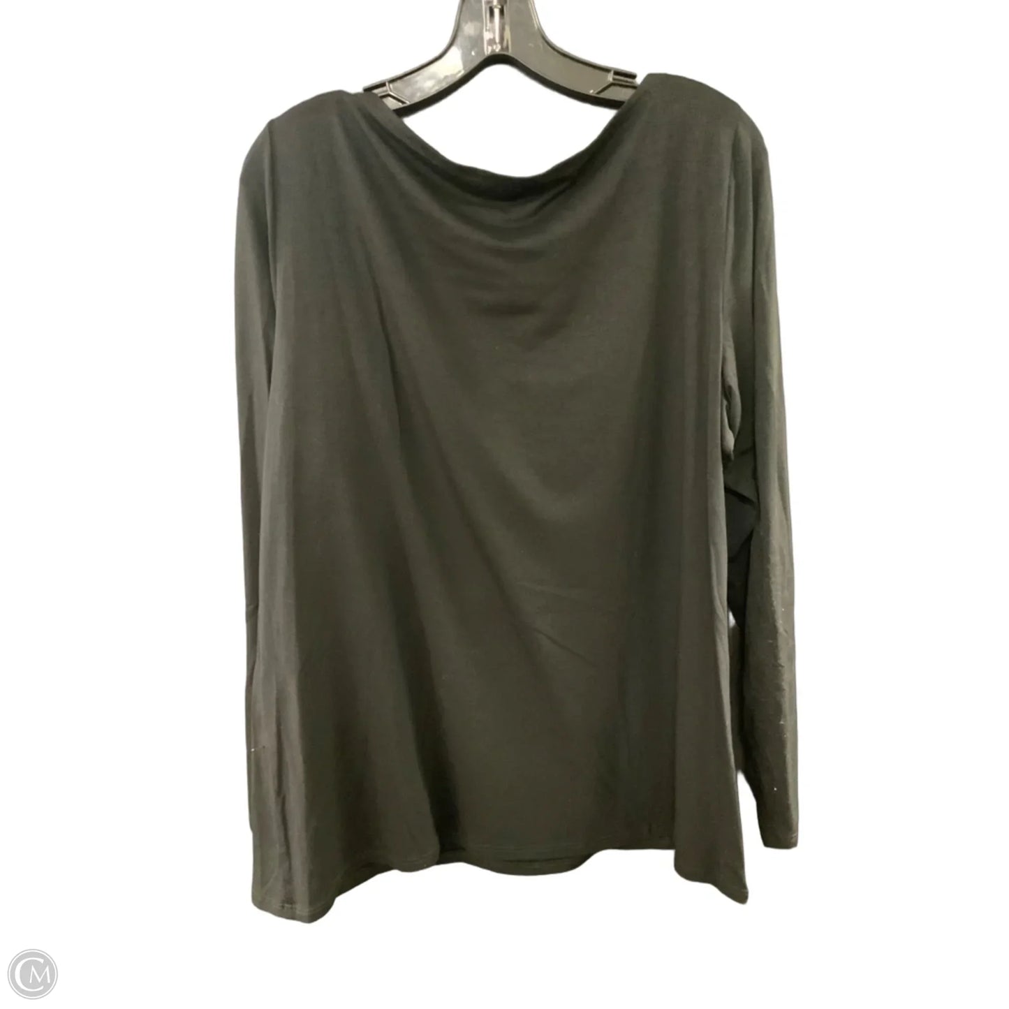 Top Long Sleeve By Eileen Fisher In Black, Size: Xl