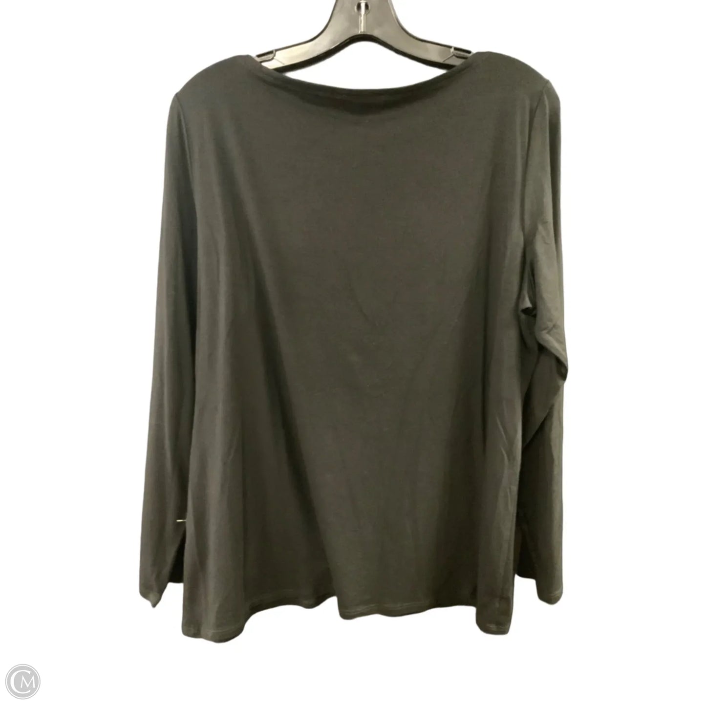 Top Long Sleeve By Eileen Fisher In Black, Size: Xl