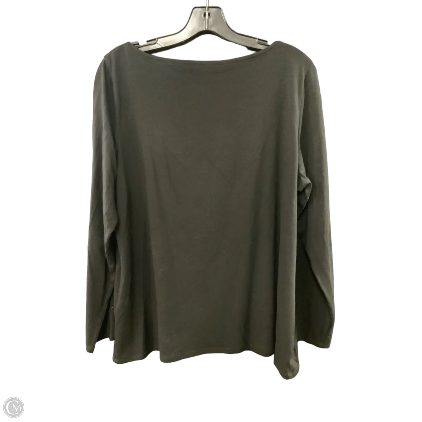 Top Long Sleeve By Eileen Fisher In Black, Size: Xl