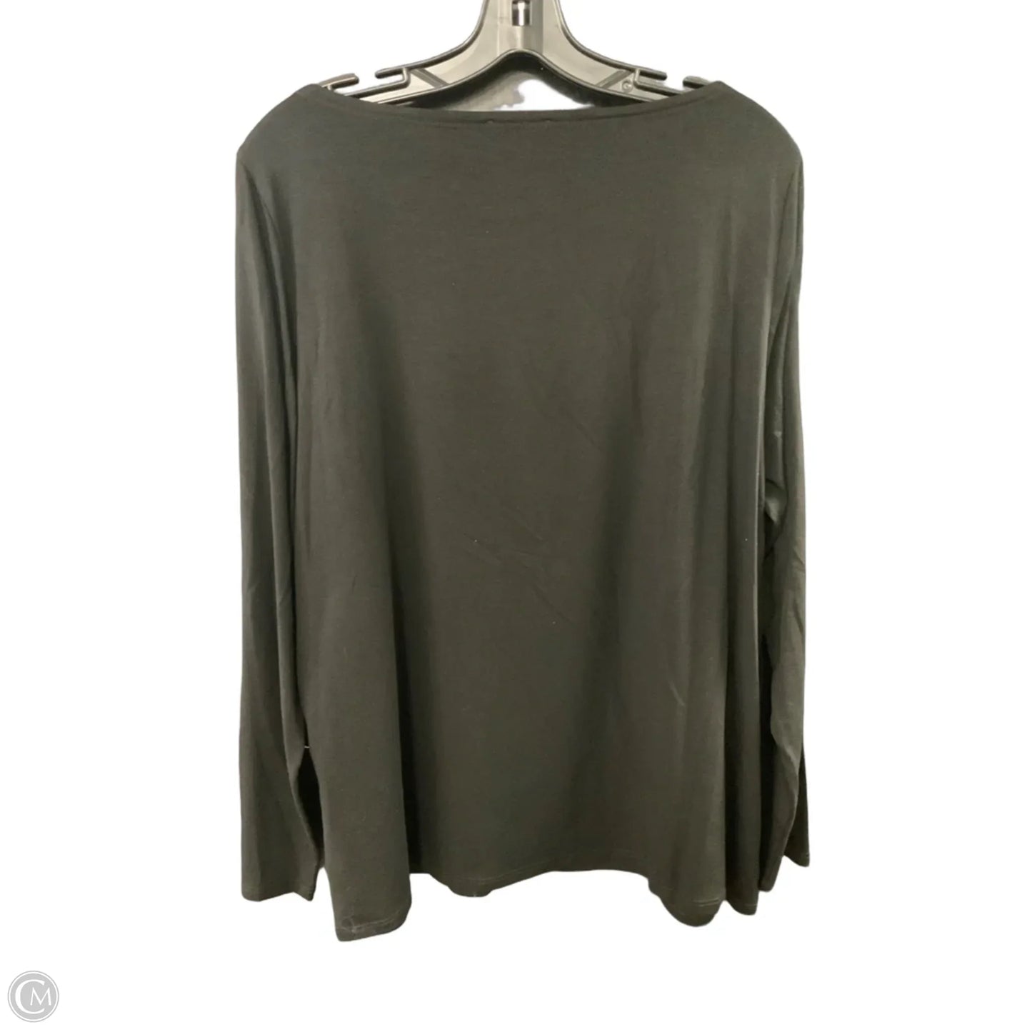Top Long Sleeve By Eileen Fisher In Black, Size: Xl