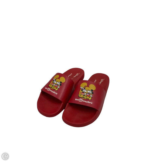 Sandals Designer By Coach In Red, Size: 8