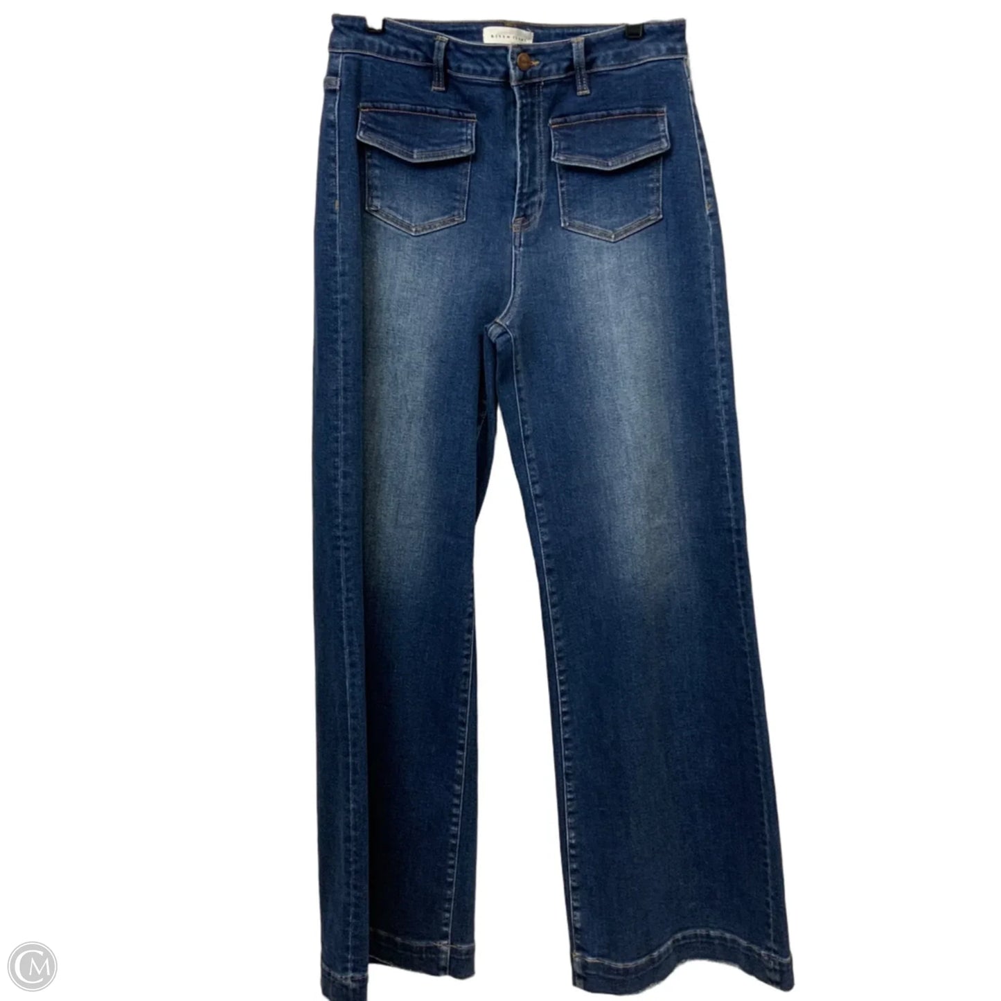 Jeans Flared By Risen In Blue Denim, Size: 10