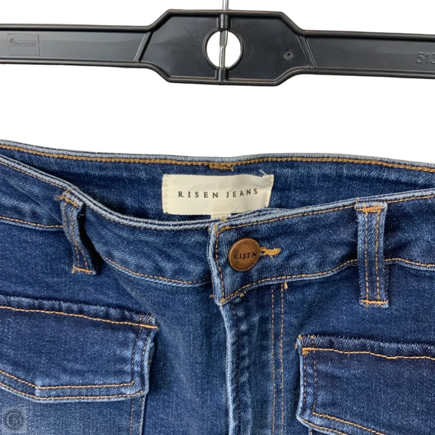 Jeans Flared By Risen In Blue Denim, Size: 10