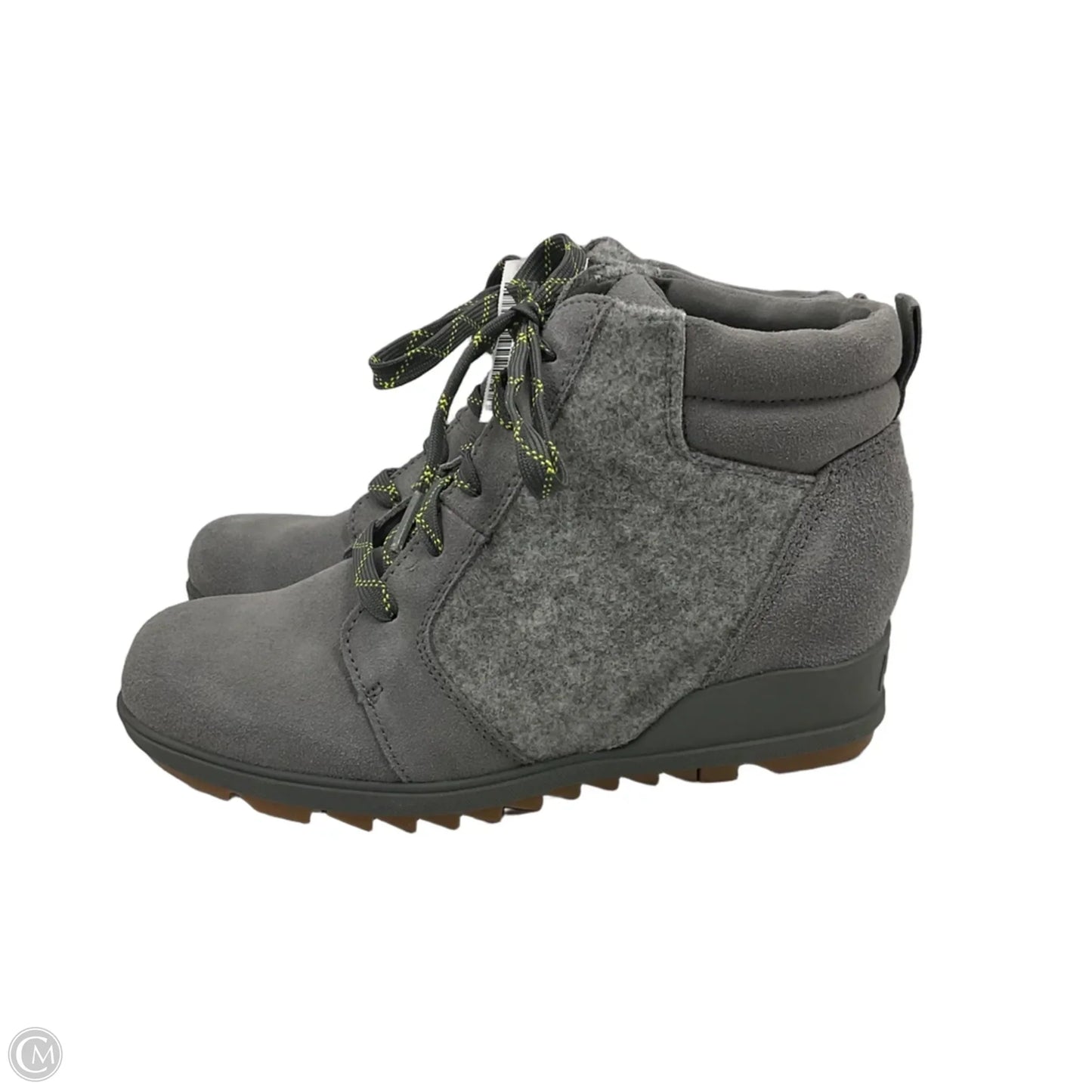 Boots Ankle Flats By Sorel In Grey, Size: 9.5