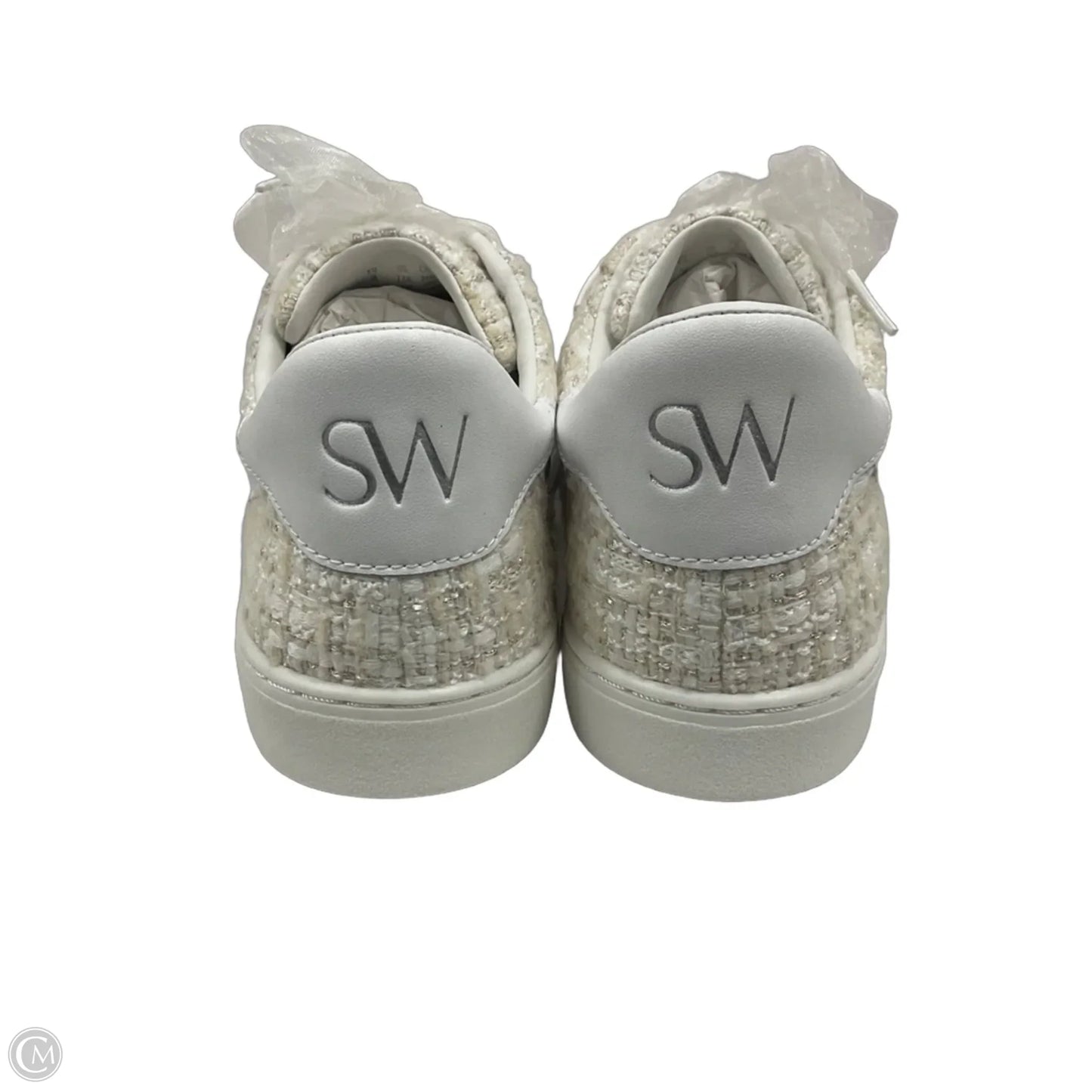 Shoes Designer By Stuart Weitzman In White, Size: 7.5