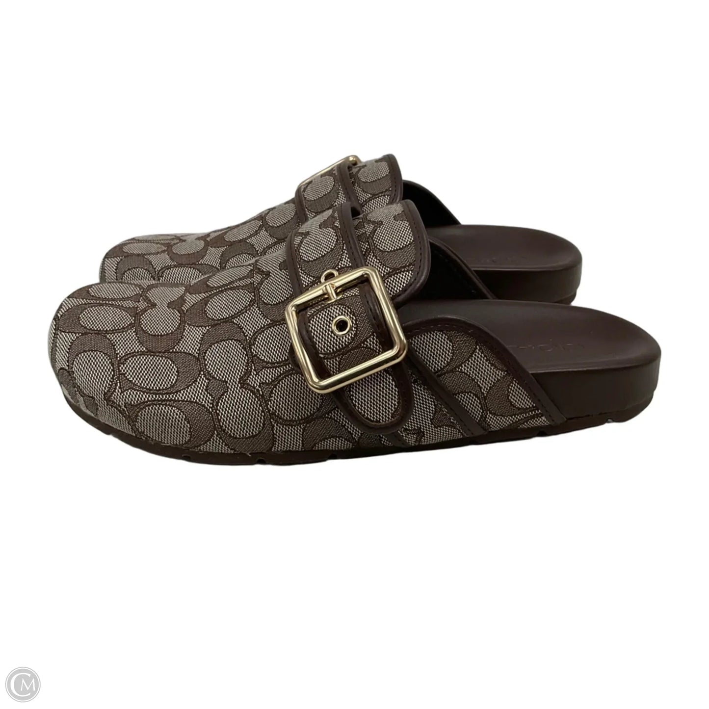 Shoes Flats By Coach In Brown, Size: 8
