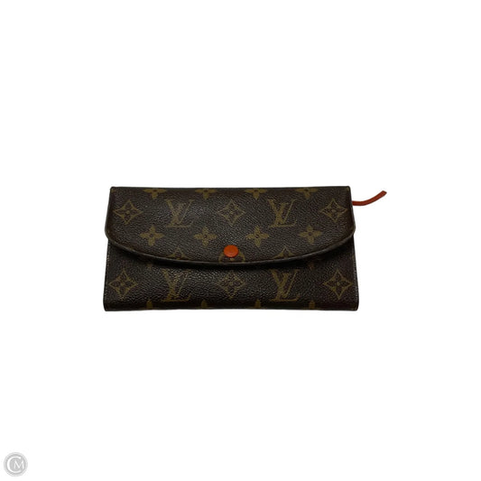 Wallet Luxury Designer By Louis Vuitton, Size: Medium