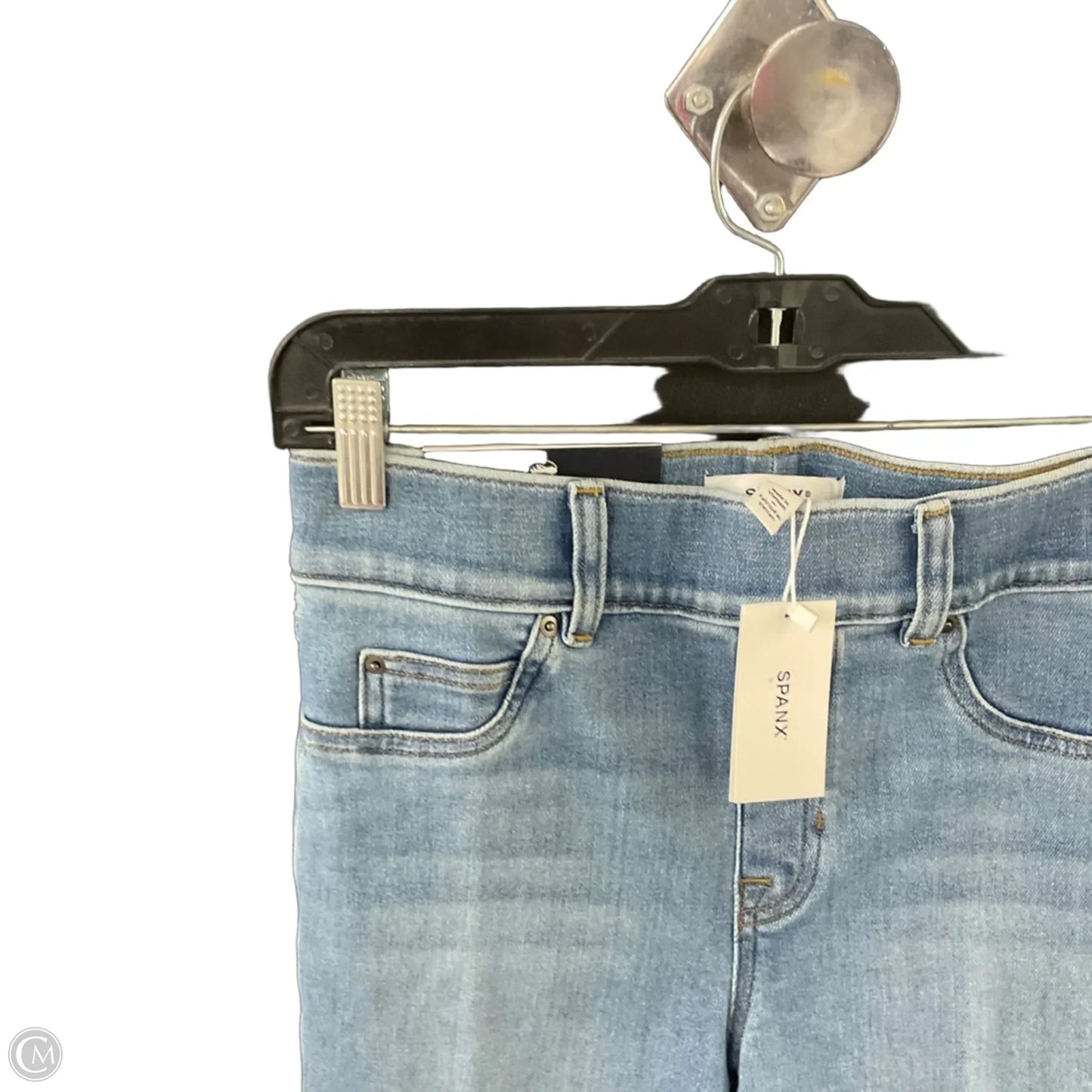 Jeans Flared By Spanx In Blue Denim, Size: S