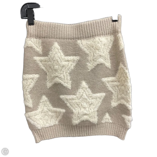Skirt Mini & Short By Bucketlist In Beige, Size: S