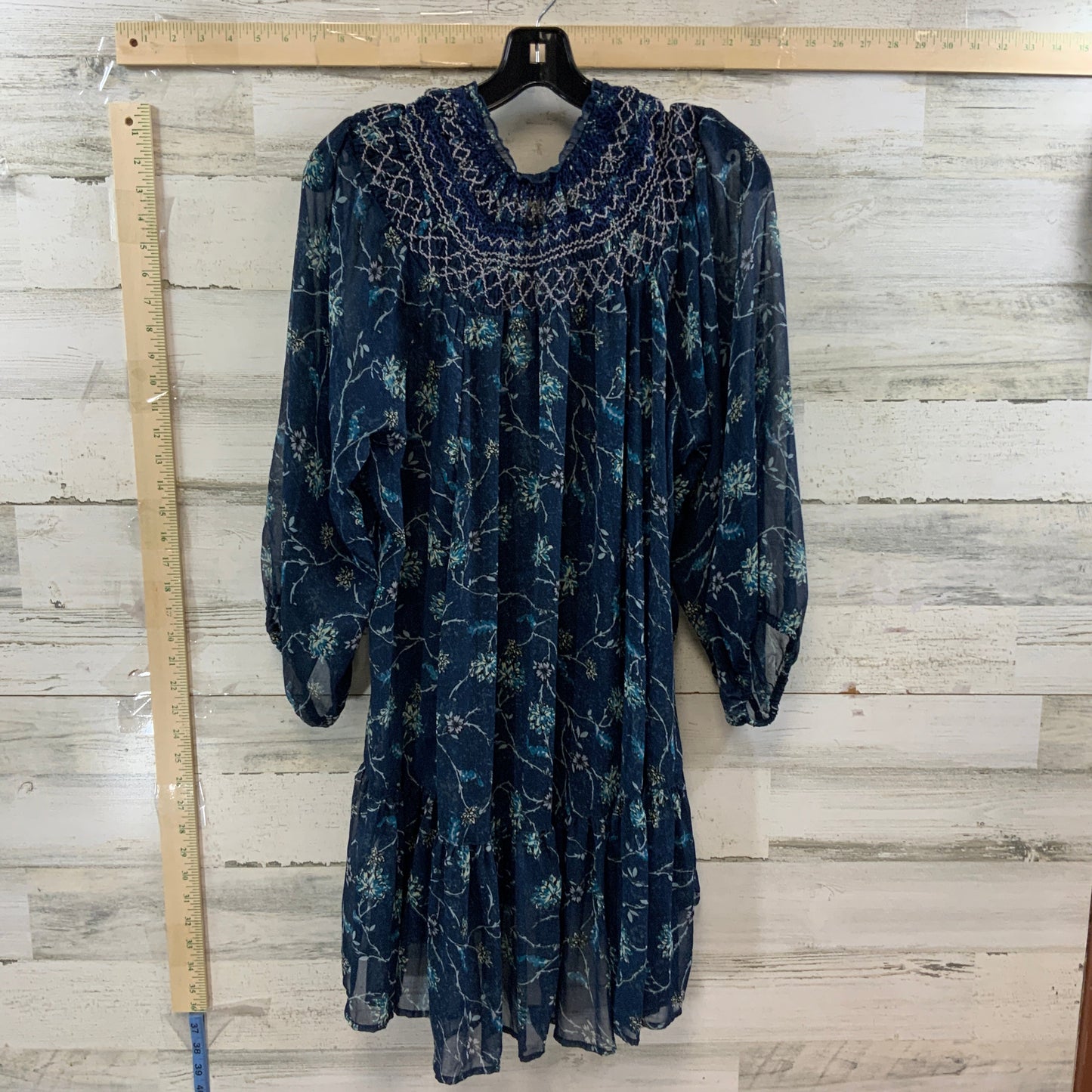 Blue Top Long Sleeve Free People, Size S