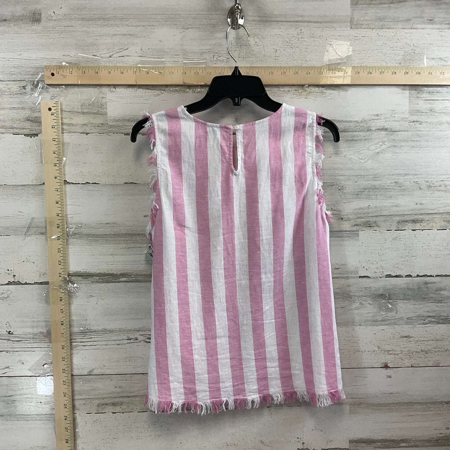 Pink & White Top Sleeveless Vince Camuto, Size S