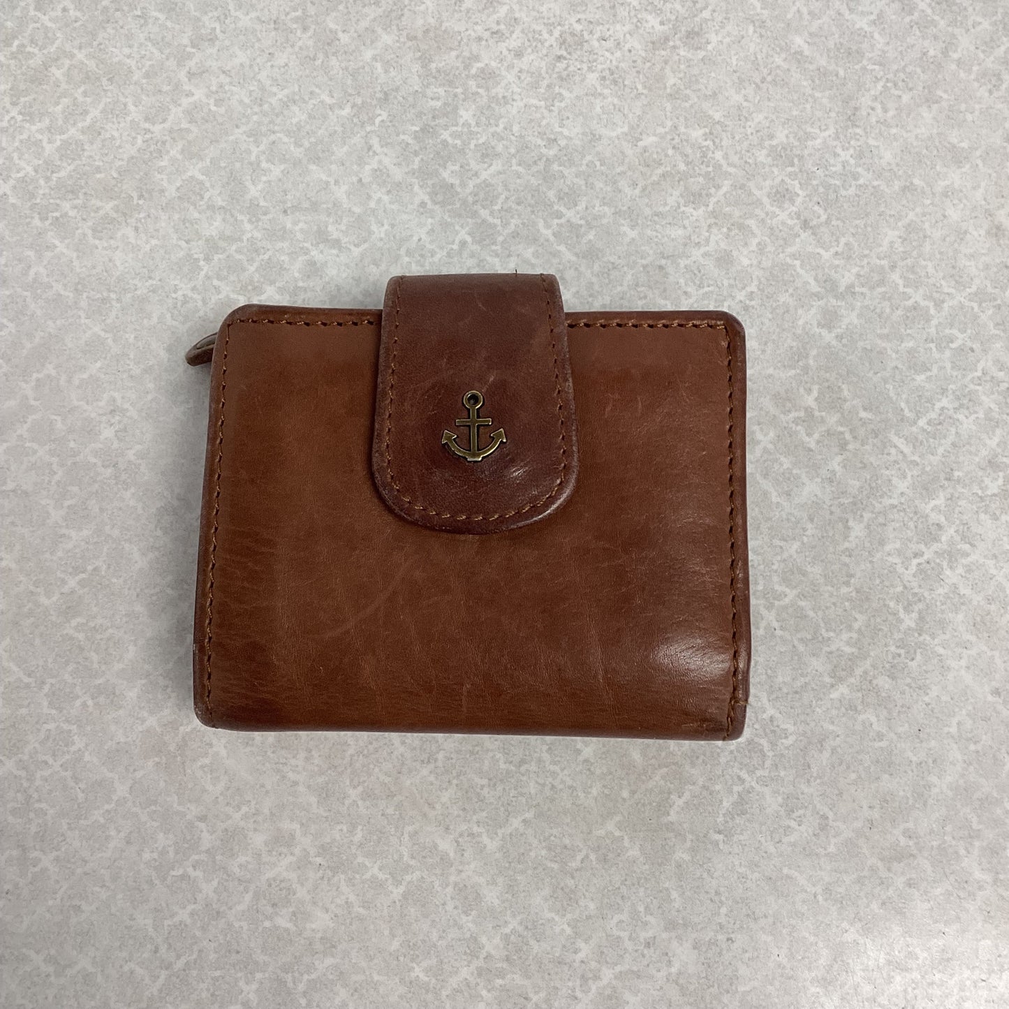 Wallet Leather 2nd Harbor, Size Small