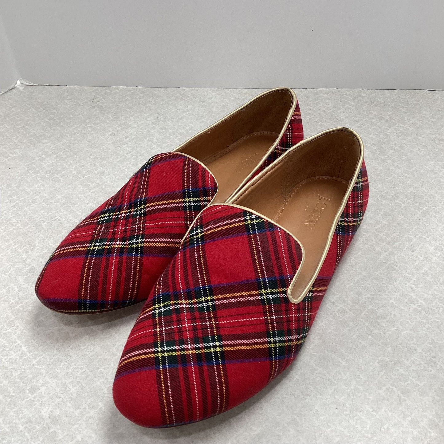 Shoes Flats By J. Crew In Red, Size: 8