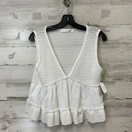 Top Sleeveless By Altard State In White, Size: M