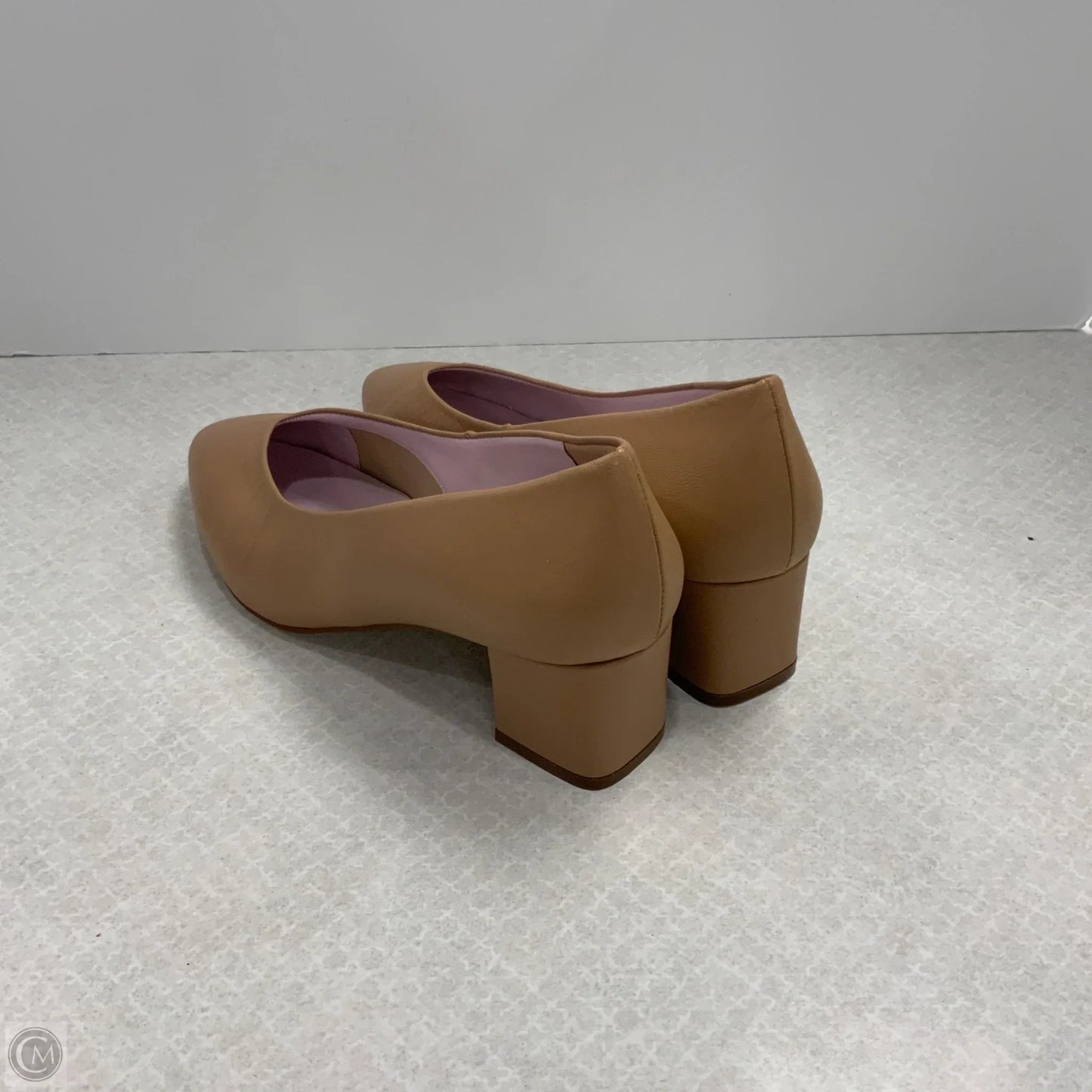 Shoes Heels Block By Sole Bliss In Tan, Size: 9.5