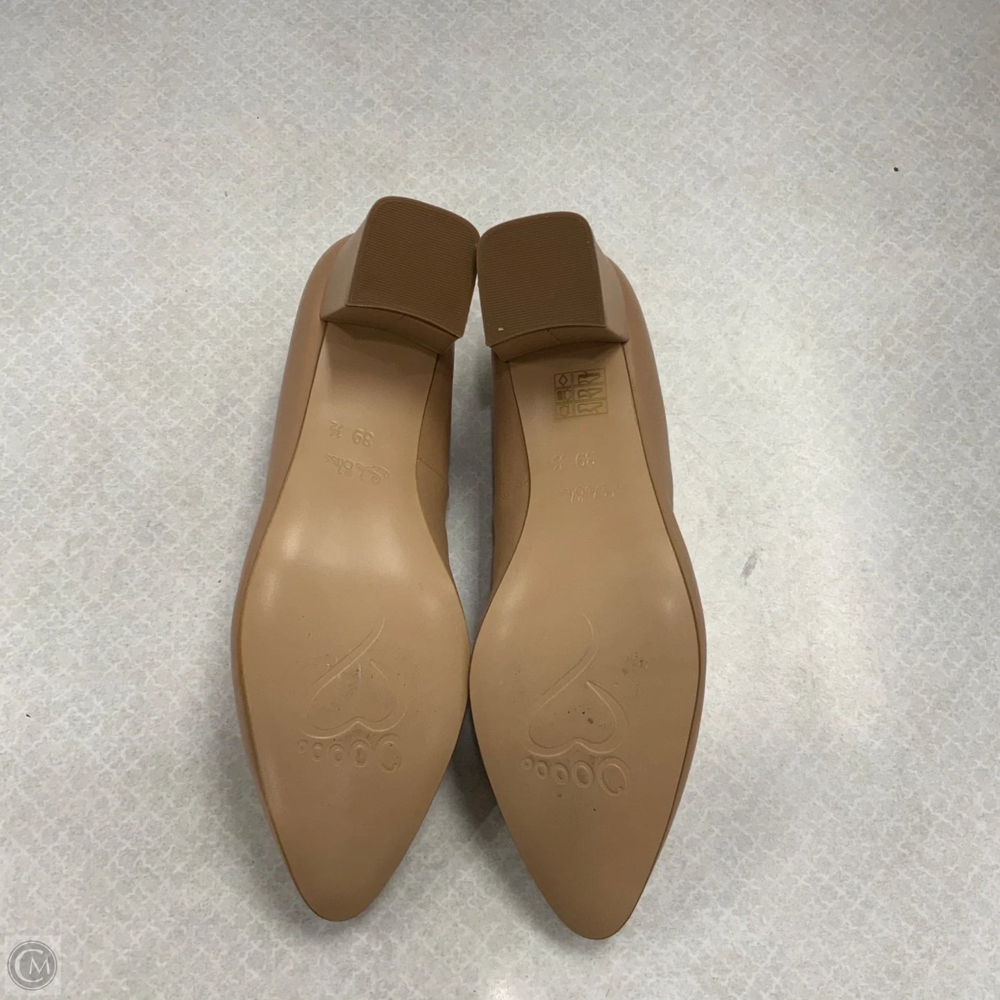 Shoes Heels Block By Sole Bliss In Tan, Size: 9.5