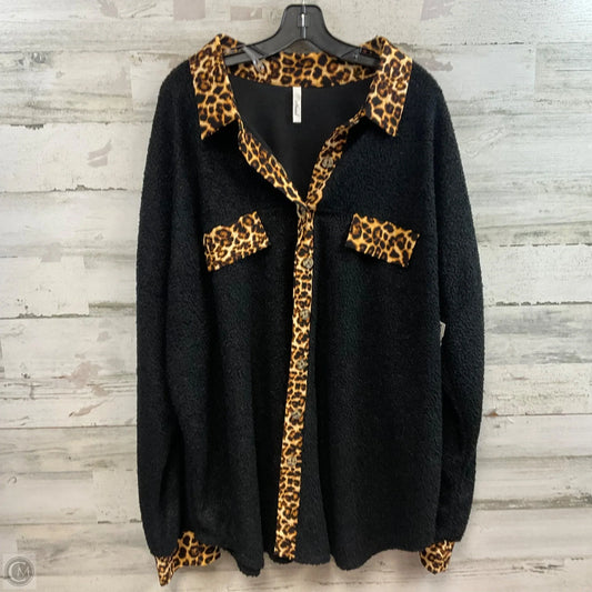 Top Long Sleeve By HESED In Black, Size: 3x