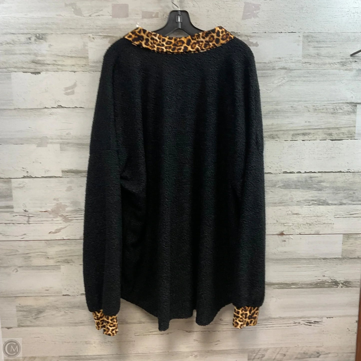 Top Long Sleeve By HESED In Black, Size: 3x