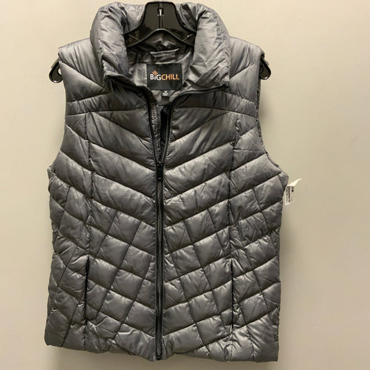 Vest Puffer & Quilted By Cmf In Grey, Size: M