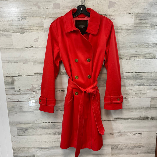 Coat Designer By Coach In Red, Size: L