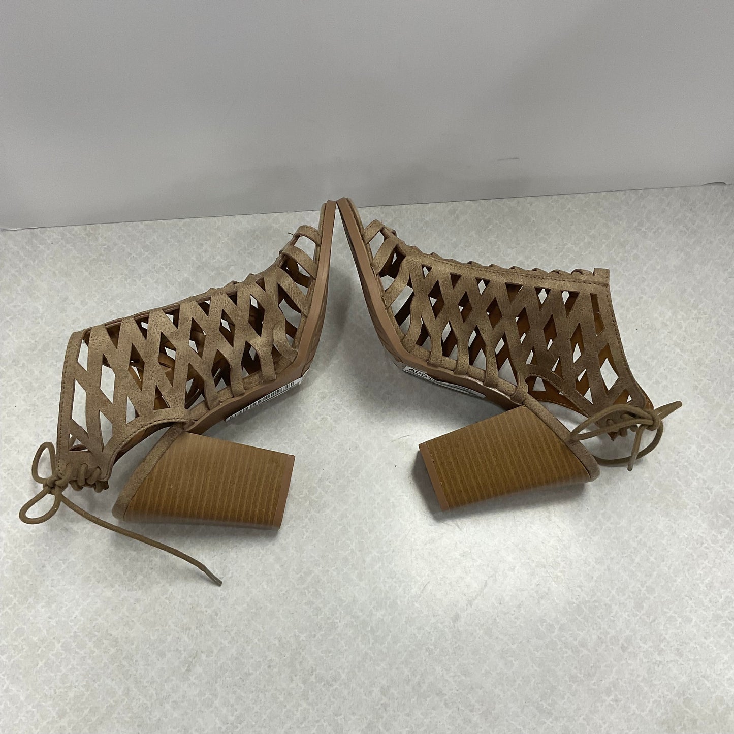 Sandals Heels Block By Qupid  Size: 9